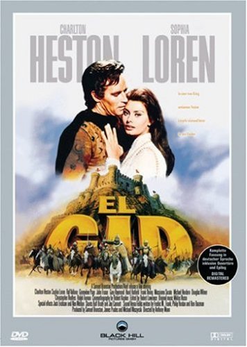 El Cid DVD de cine clásico europeo para estanterías de coleccionistas