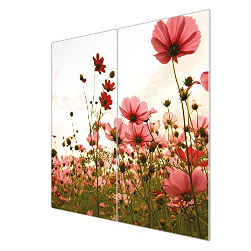 Herdabdeckplatten Banjado Herdabdeckplatte Glas 2-teilig