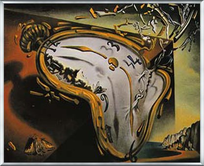 Amazon.co.jp: ポスター サルバドール ダリ 柔らかい時計 額装品