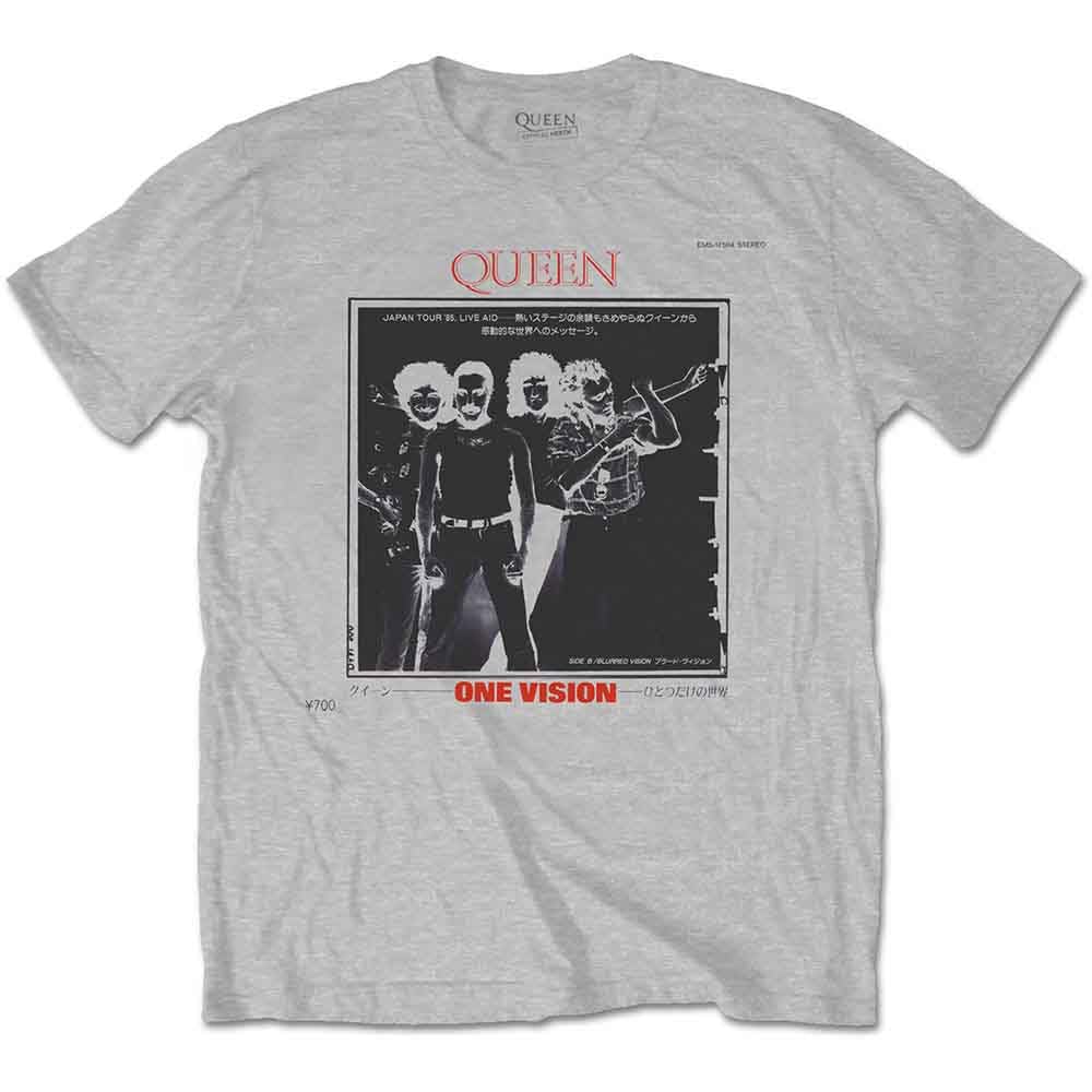 Queen One Vision Japan Tour 85 T-Shirt - Grey - M