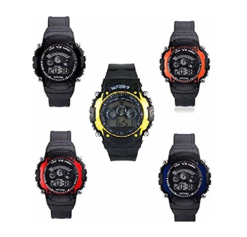 ROKCY Analogue Multi-Colour Dial Childrens Combo of 5 Watch -7 Light All 5 Color