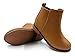 CIXVXCI Girls Boots Ankle Booties Fashion Boots for Girls with Zipper Brown US 10