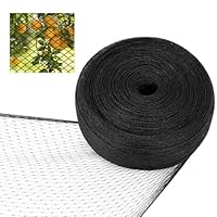 1 Stück Teichnetz, Taubennetz Balkon, Netz Für Balkon, Netz Vogelschutz, Feinmaschiges Teichnetz Aus Polyethylen, 4m x 6m taubennetz Balkon ohne Bohren, Schwarz