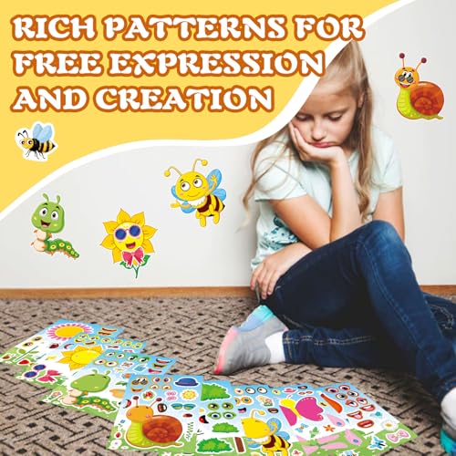Image of 24 Sheets Make Your Own Stickers, Creative Game Stickers for Kid Toddlers