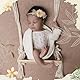 Xanewza Babyschaukel Neugeborenen Fotografie Requisiten Schaukel Prop Holz Baby Foto Requisiten Kleine Hölzerne Schaukel Baby Fotoshooting Requisiten für Studio Zubehör