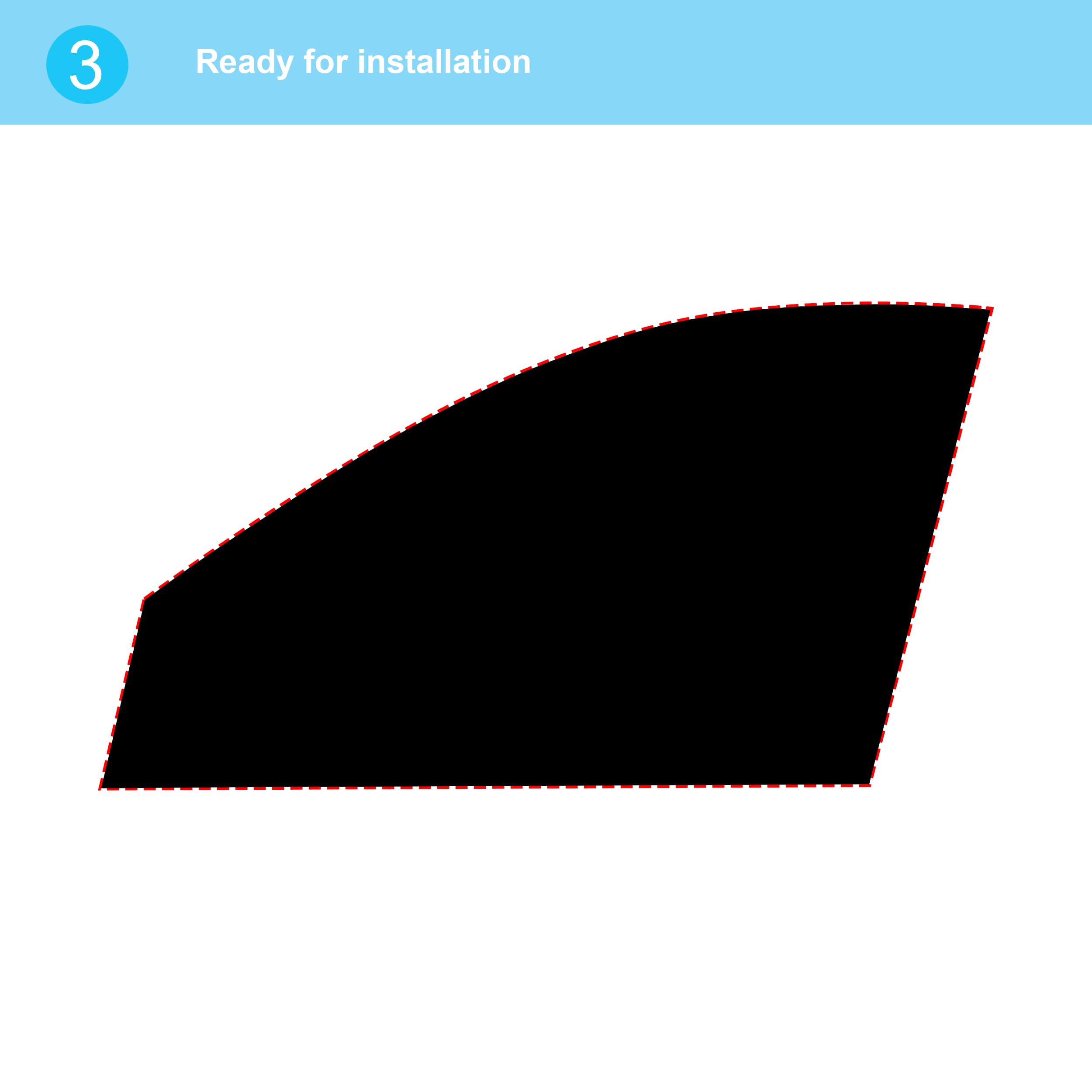 TINTCOM Film Solaire Auto Prédécoupé pour Mercedes Classe B W245 5 Portes 2005-2010 - (50% Noir Fumé Léger) - Vitres Latérales Avant - Protection UV et Chaleur, À Poser Soi-Même