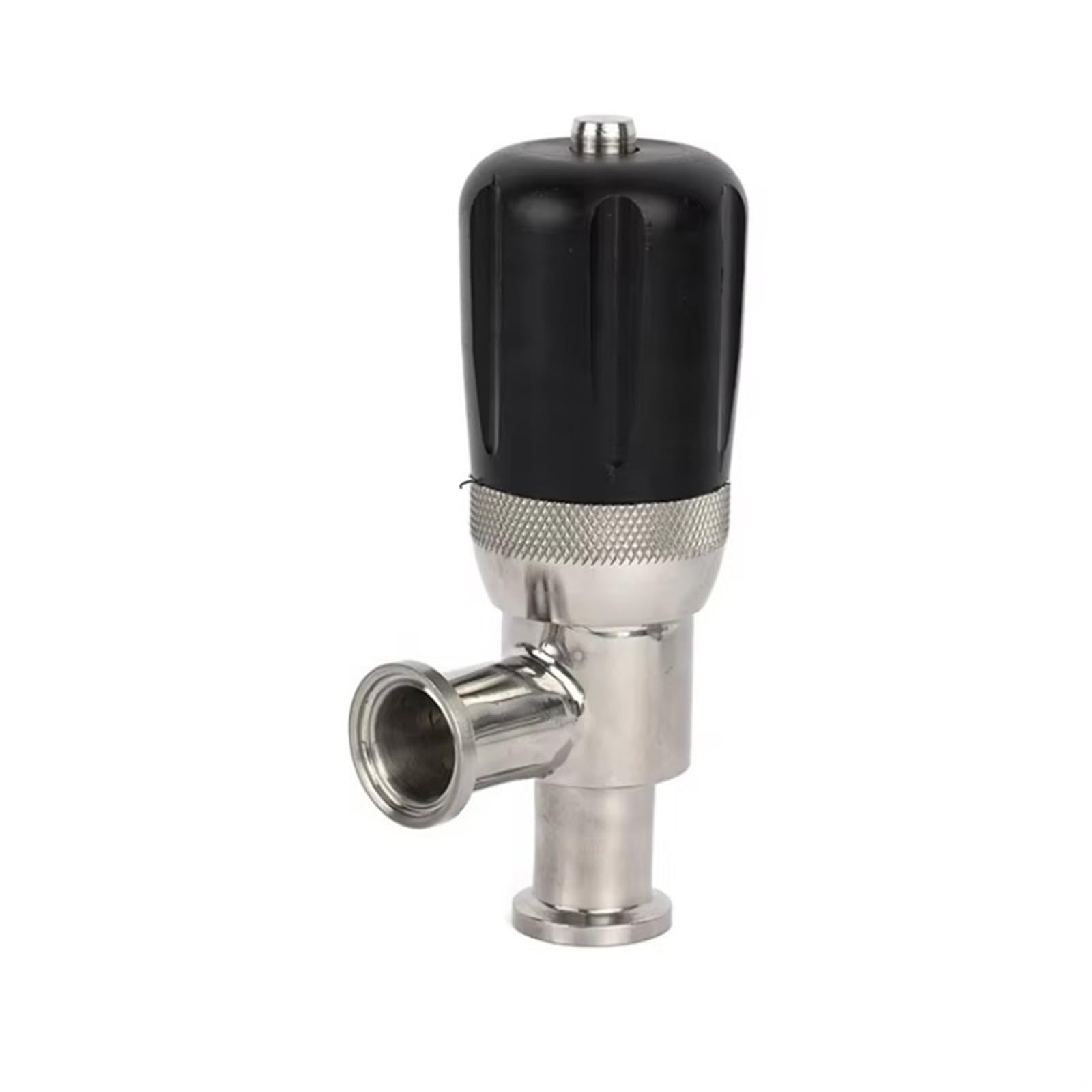 Belovek One Color Ss304 Ss316l Sanitary Oem Stainless Steel Mini Safety Valve 1/4" Dn25-Dn100 Odm Clamp Liner Weld Valves For Water Pneumatic(1 2 In-Ss304)