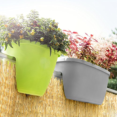 Poetic Geländertopf per il balcone, 21 litri