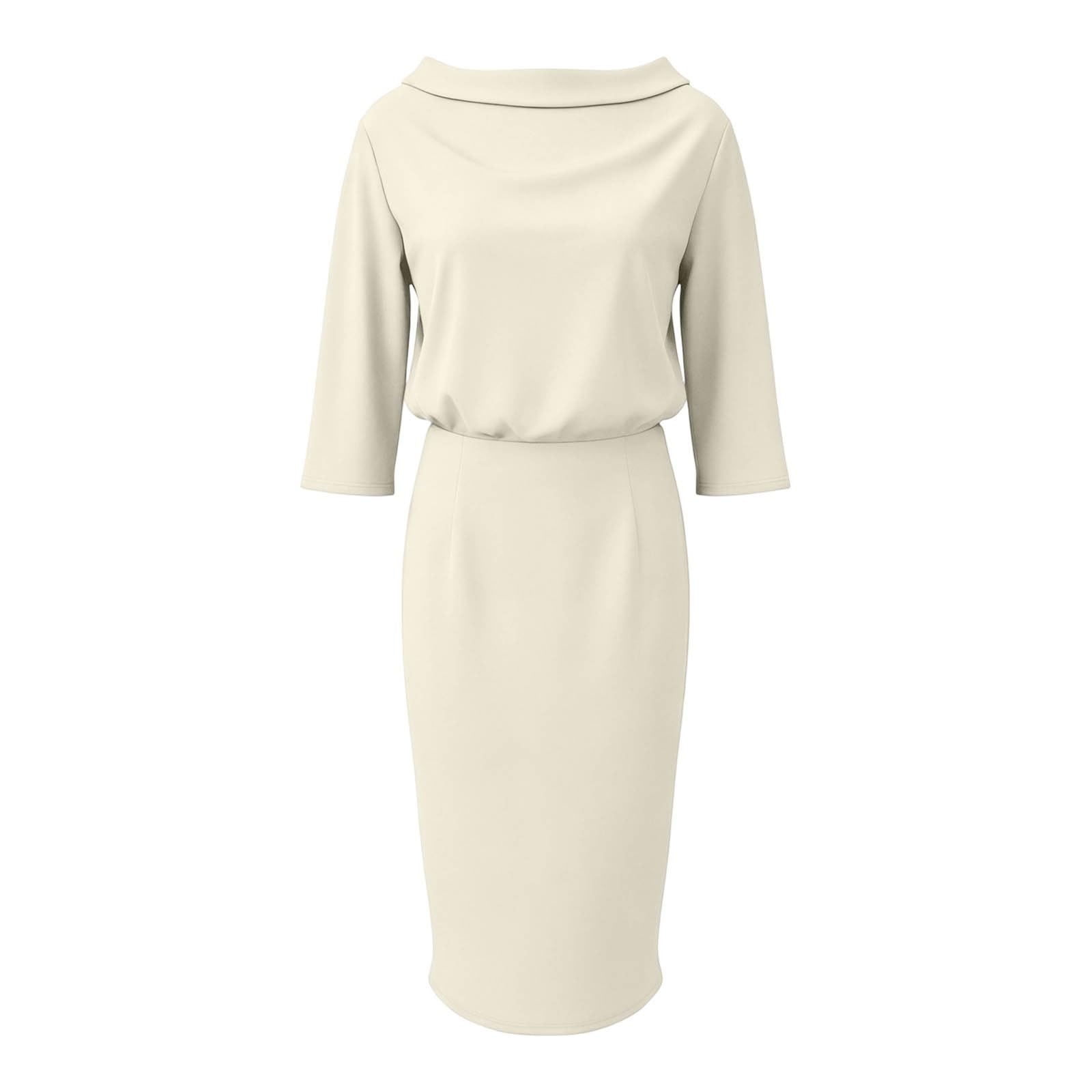 Completo Due Pezzi Composto da Abito Midi e Top in Maglia Elegante con Gonna Lunga a Tubino per Un Look Moderno.