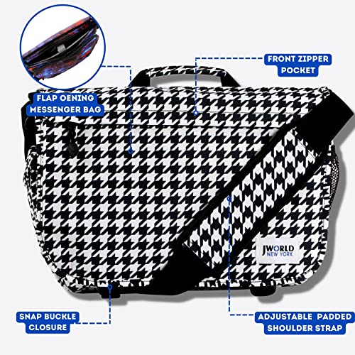 Image of J World New York Thomas Laptop Messenger Bag for Women & Men. Kids Computer Bookbag