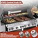 67692 Control Knob Kit for Weber Summit,9 Pack Grill Knobs Kit Replacement Weber Summit 660/670 Gas Grills Knob with 6 Main Burner Lighted Control Knobs,1 IR Knob,1 Smoke & 1 Grill Burner Control Knob
