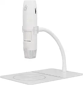 Microscópio Digital Portátil USB 1080P HD 1000X 2MP WiFi Microscópio Digital Com Suporte Ajustável para Reparo de Placa de Circuito e Observação de Pele de Tecido (-2214240033612)
