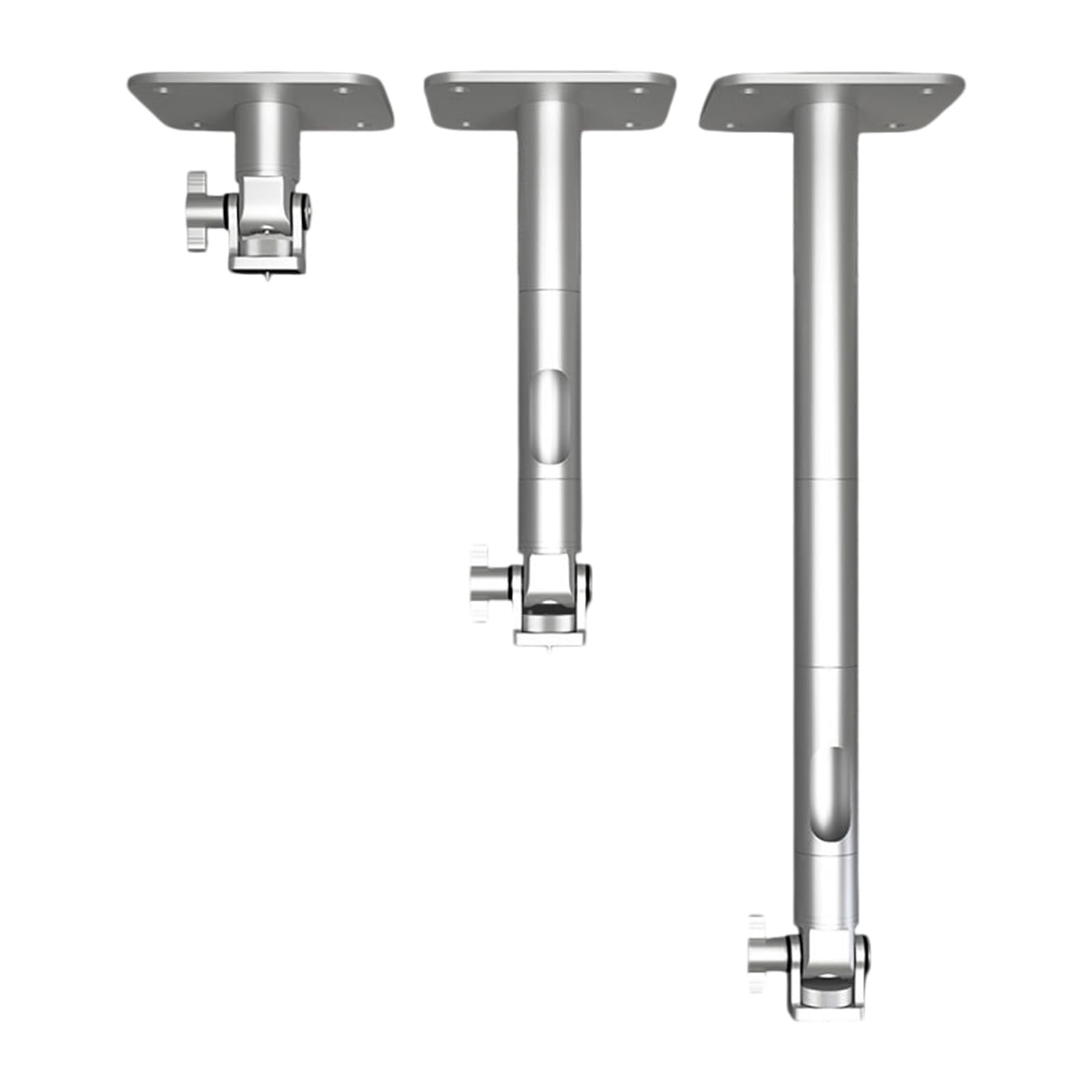 Soporte de Techo para proyector de Metal Profesional con, 10CM | Construcción de metal duradera que soporta hasta 10 kg de peso para uso doméstico con mecanismo de liberación