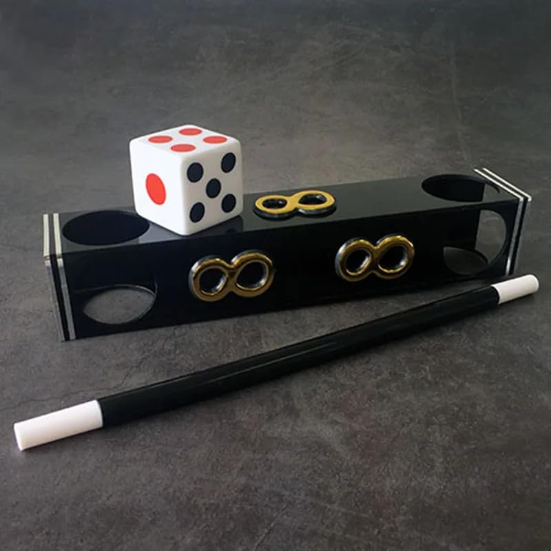 Jumbo Dice Tunnel Trucchi Magici Dado Spot Cambiamento nel Tunnel Mago Palco Illusioni Gimmicks Divertente Mentalismo Puntelli