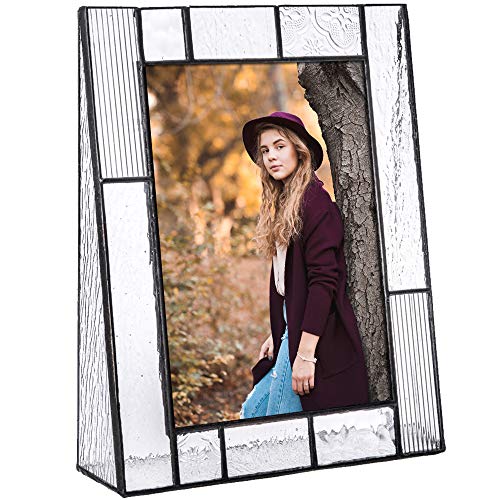 J Devlin Pic 310-57V Clear Glass Picture Frame Tabletop 5 x 7 Vertical Photo Architectural