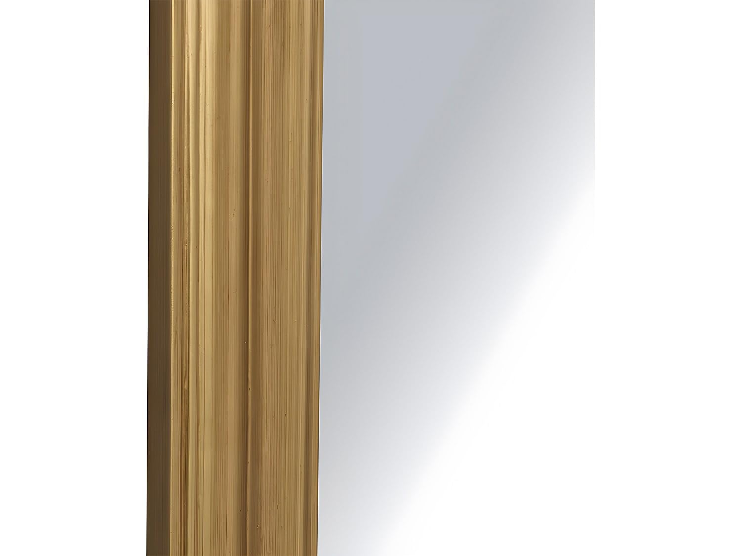 Vente-unique - Gran Espejo Merry - Madera de eucalipto - H180 cm - Dorado