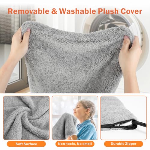 SHU UFANRO Cama aquecida para gatos, 11 almofadas de aquecimento de temperatura ajustável para cães