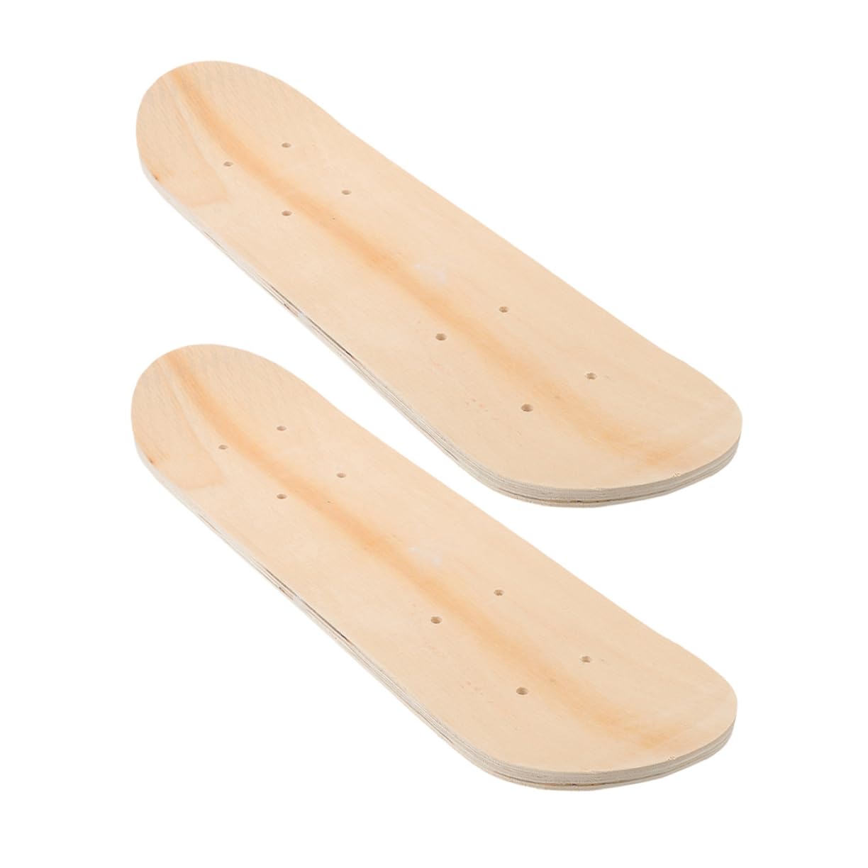 Balacoo 2pcs Boys and Girls Skateboard Decks Blank Wood Skateboard Decks for DIY Graffiti