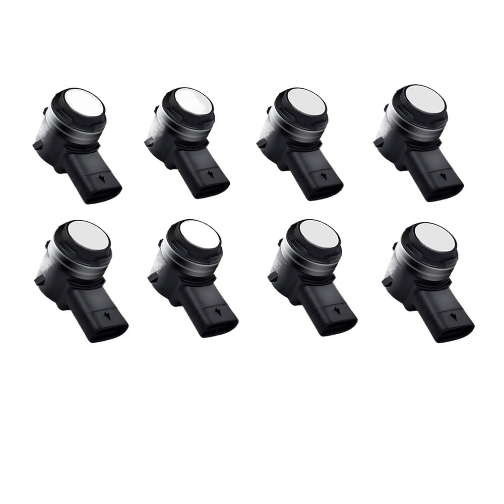 Sensori Rilevamento Distanza Kit sensore di parcheggio per Auto Parktronic Luce Radar retromarcia monitoraggio per Sienna SE XLE XL30 | Silver (8 pcs)