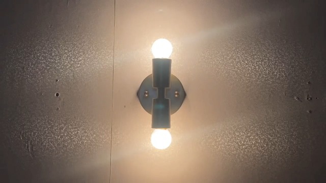 Image of Modern Brass Wall Sconce Lights - Industrial Double Bulb Vanity Fixture - Vintage Wall Lamp for Bathroom, Hallway, Bedroom, Living Room - Hardwired Light Fixture (1)
