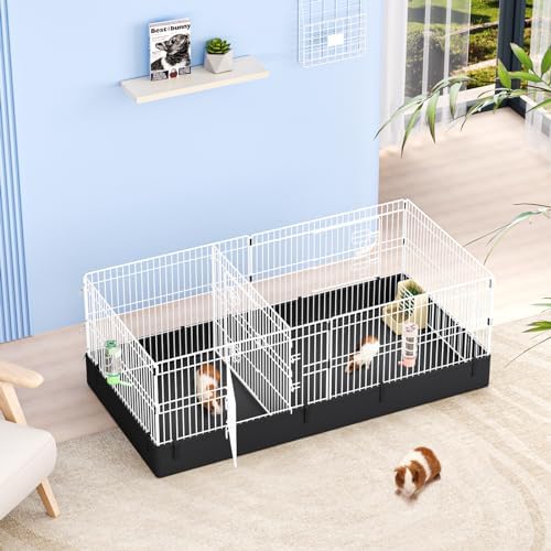 BUCATSTATE Guinea Pig Cage with Canvas Bottom Liner 10.5