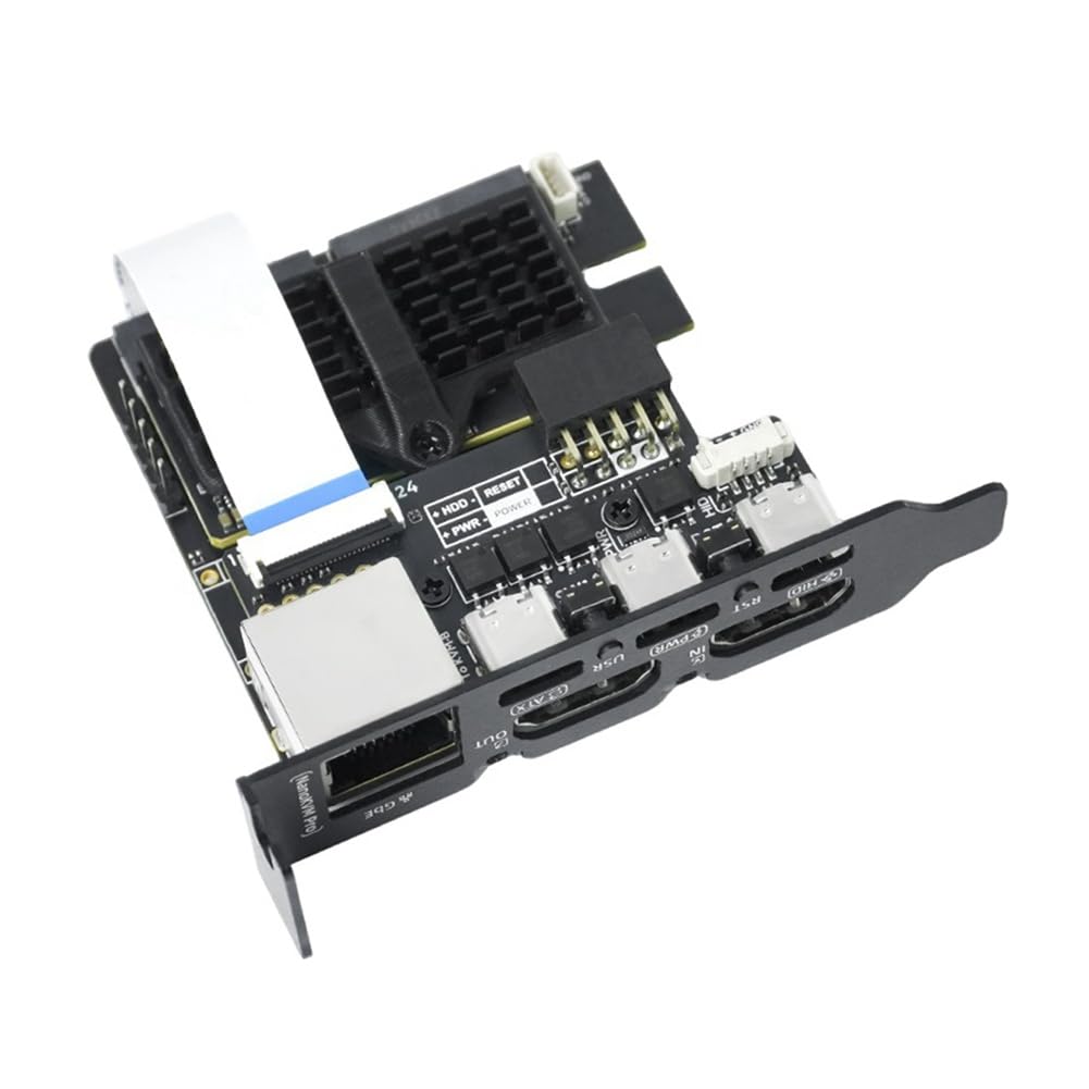 NanoKVM-Pro PiKVM 4K IP-KVM GbE Servidor HomeLab ATX Control Remoto NAS AI HD Segunda Pantalla Tira LED