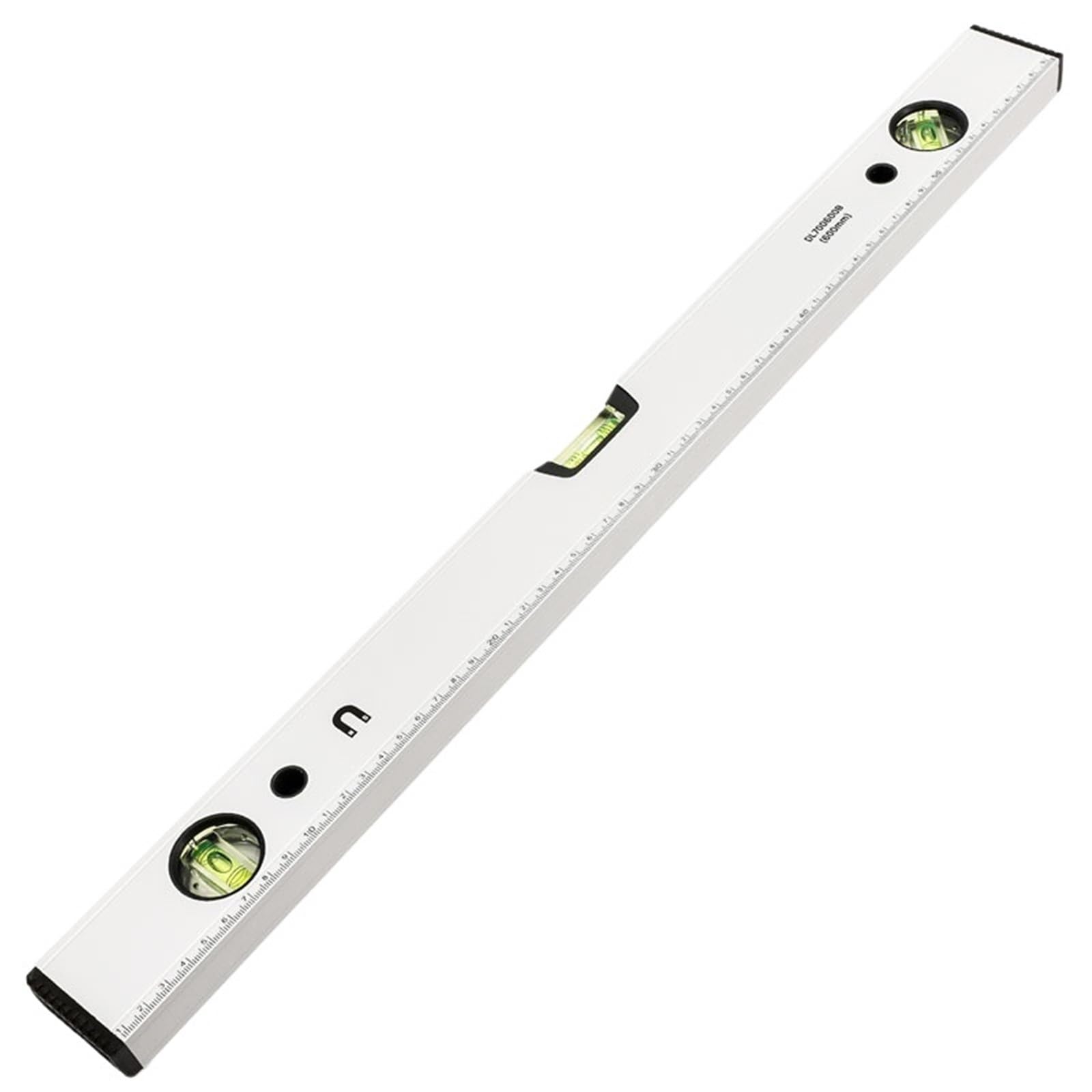1 pieza de instrumentos de medición de nivel de 600 mm, herramientas manuales de medición portátiles multifuncionales for carpintería, espíritu de precisión | 1 Pcs 600mm Level Measuring Instruments Multifunctional Woodworking Portable Measuring Hand Tool