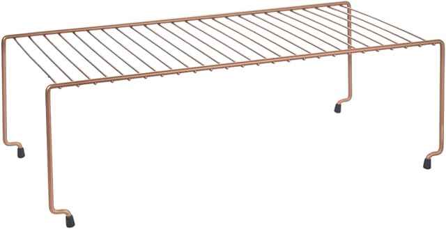 Metaltex 'Brooklyn' Stackable Shelf, Polytherm Copper, 47 x 23 x 15 cm