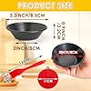 12 pcs Egg Tart Molds, Quyimy 3 Mini Tart Pans, Non-Stick Carbon Steel Mini Tart Panw/Oil & Dish Brushes for Cupcake Cake Muffin Mold Tin Pan, Baking Set Tool for Cakes, Cookies, Desserts