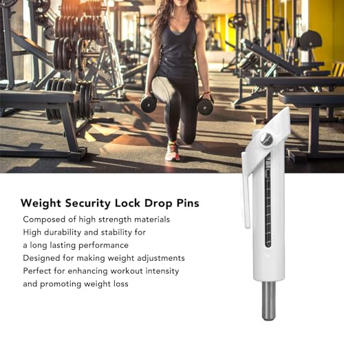 Keenso Pinos de bloqueio de segurança de peso de 9,5 mm, pinos de perda de peso para equipamentos de