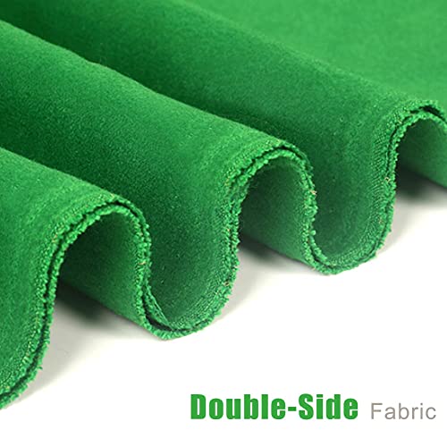 Pool Table Felt Billiard Cloth: Wool Billiard Pool Felt Cloth Snooker Cloth Felt - Choose For 7/8/9 Foot Pool Table, Has Multiple Colour (Green 7Ft) #TOP3