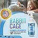 Riverside Essentials 32oz Rabbit Cage Cleaner & Deodorizer Spray - Safe & Effective Odor Eliminator for Small Animal Cages - Non-Toxic & Pet Safe Friendly Formula - Made in the USA