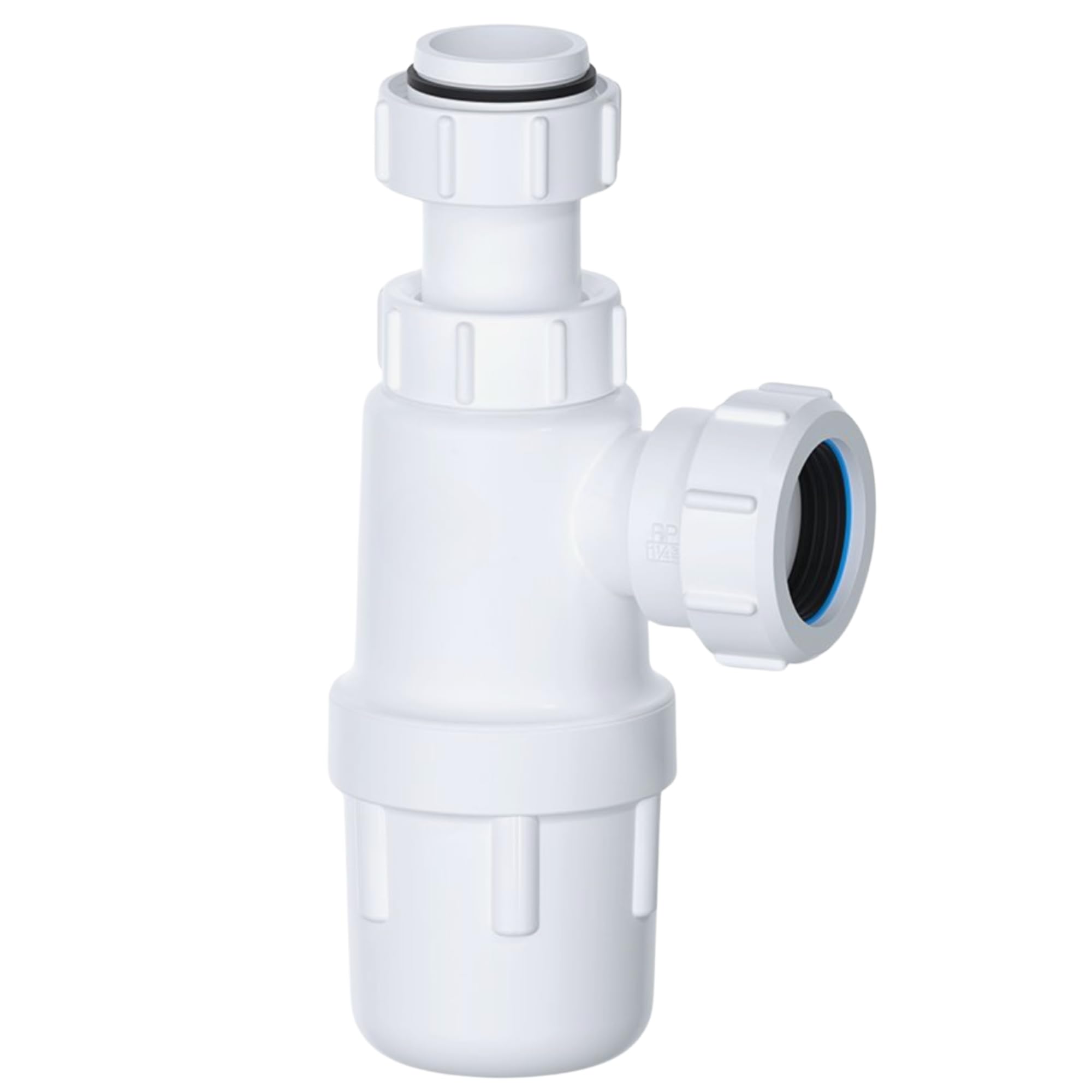 Hulthor White 32Mm Bottle Trap - Height Adjustable Sink Waste Trap For Bathroom Sink And Kitchen Sink Waste Kit - Perfect Basin Trap