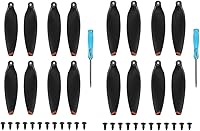 Vista 1 de 8 piezas de repuesto para hélice, piezas de repuesto de cuchillas de liberación rápida CW/CCW para FIMI X8 Mini Drone Accesorios