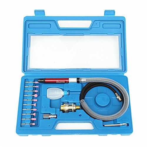 eoocvt 56000 RPM 90psi 1/8'' Air Micro Grinder Kit Mini Pencil Polishing Rotray
