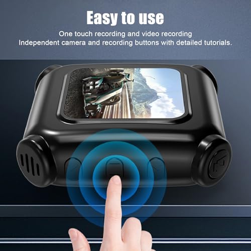 Câmera de Ação, Câmera Esportiva 1920P Com Tela Full HD, Câmera de Ação Com ângulo Amplo de 110 ° e