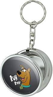 Scooby-Doo Ruh Roh Portable Travel Size Pocket Purse Ashtray Keychain with Cigarette Holder