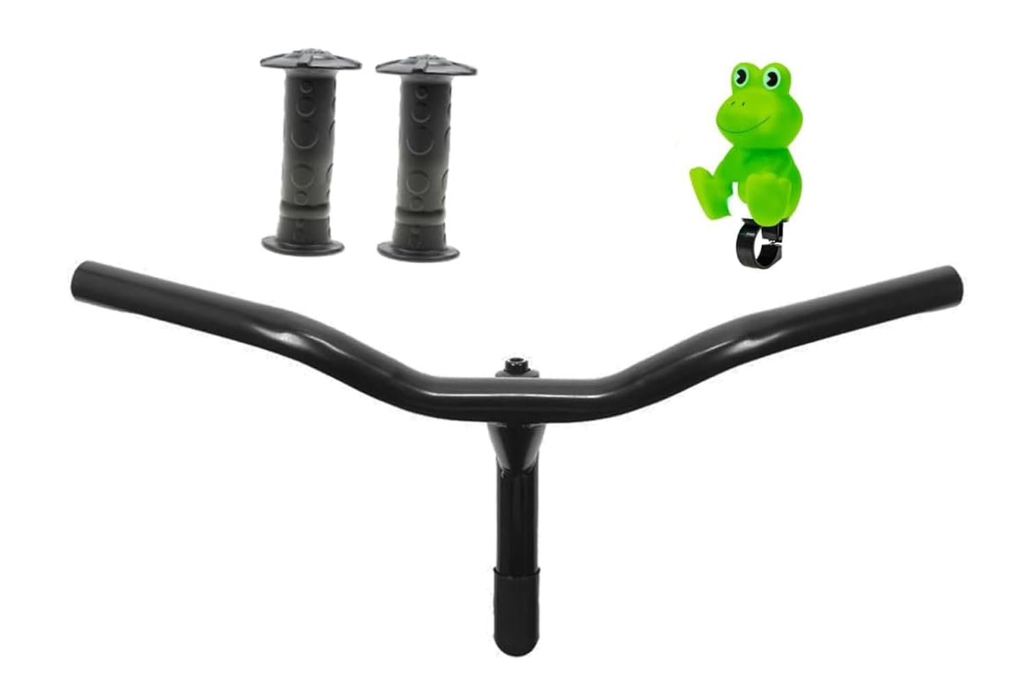 kinderfahrrad lenker Fahrrad Kinder mit Vorbau 420mm breit schwarz für Kinderrad 12-20 Zoll mit Griffe und Fahrrad Frosch Hupe Sport & Freizeit Farbe:Weiß & Rosa Fahrrad Minipumpe mit automatischem Farbe_Blau