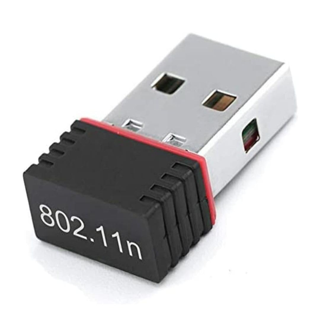 WiFi Smart Wireless Usb Adapter, Wifi Receiver for PC Laptop, Mini Wifi Dongle, 802.11 Network Dual Band 2.4 Portable Dongle, New LAN Network Card Antenna 150Mbps Portable internet Adapter transmitter