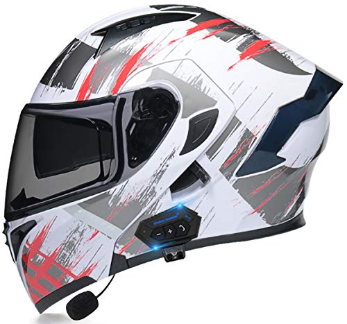 Casque moto Bluetooth flip full face anti-buée pour ne plus perdre le fil