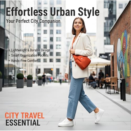 Bolso antirrobo 3 en 1, bolso tote de viaje premium 2025 para mujeres, impermeable y con seguridad RFID, bolso cruzado y mochila ligero miniatura 2