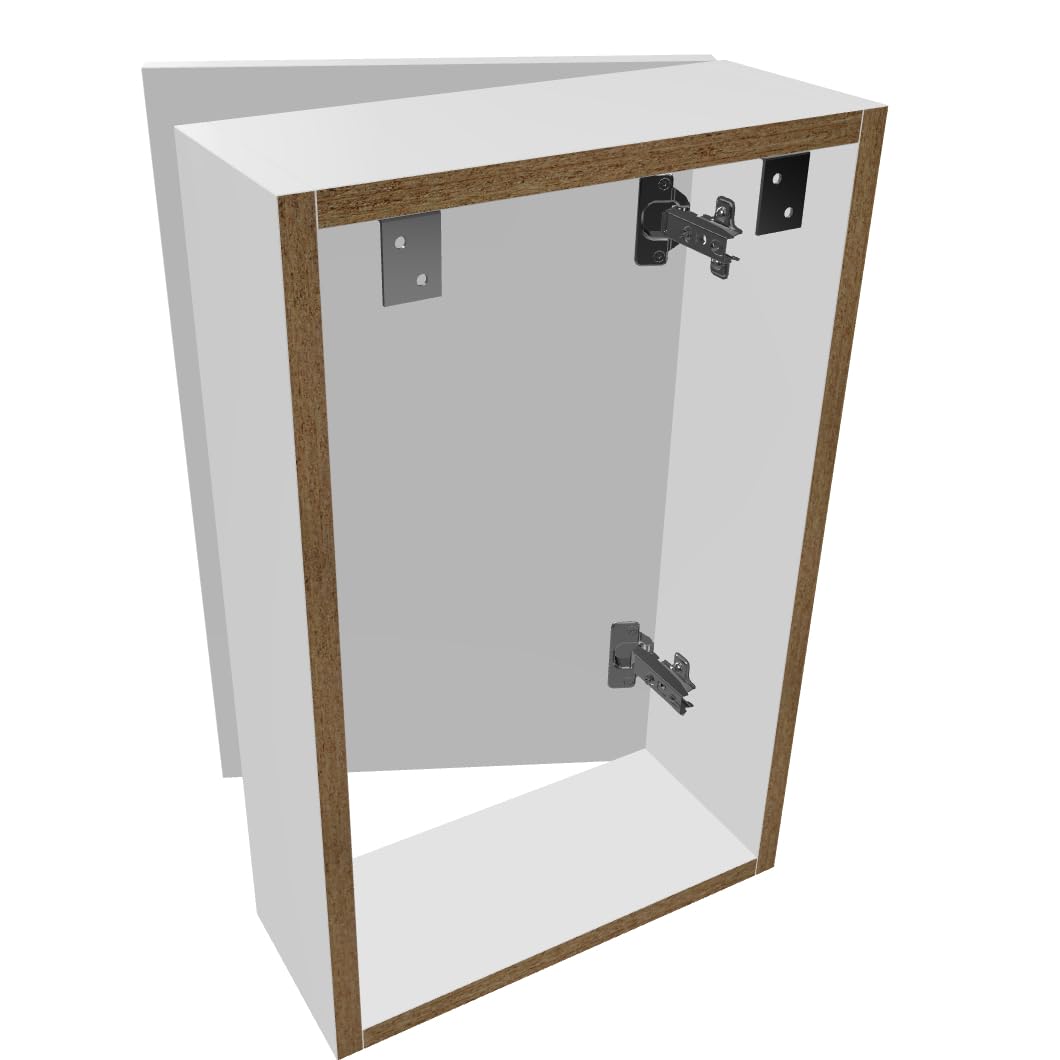 Coperchio per Quadro Elettrico, Coffret Elettrico, Coperchio per Contatore Elettrico, Coffret di Rivestimento per Quadro Elettrico (Grande, Bianco + Serratura (2 Chiavi)) - Clim-Box