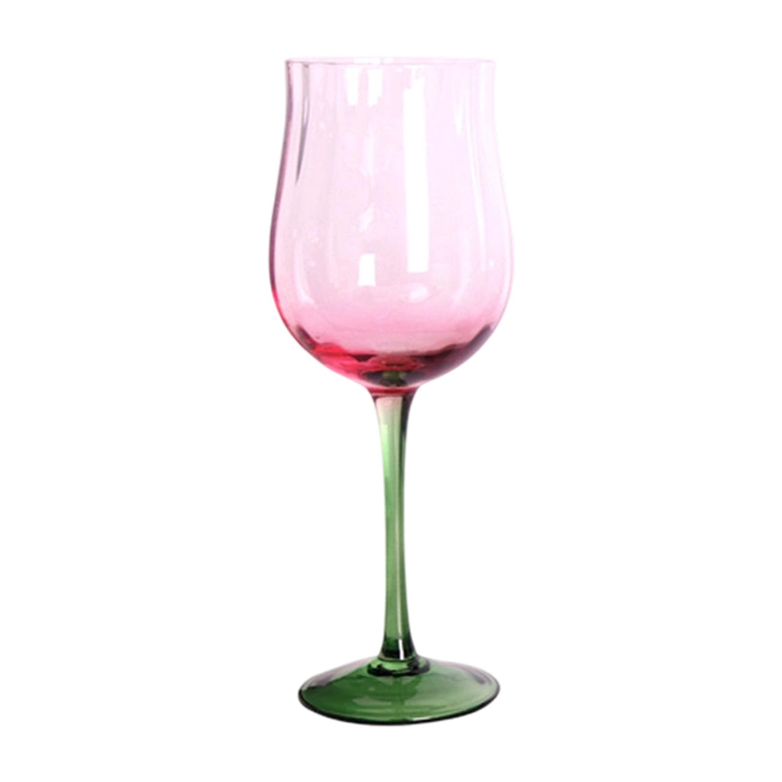Handcrafted Red Wine Glass Elegant Drinking Cup for Champagne and Beverages Elegant Party Home Drinkware Red Gradients Stems Glass for Wine Cocktails Beverages Drinkware Stemwares for Champagne