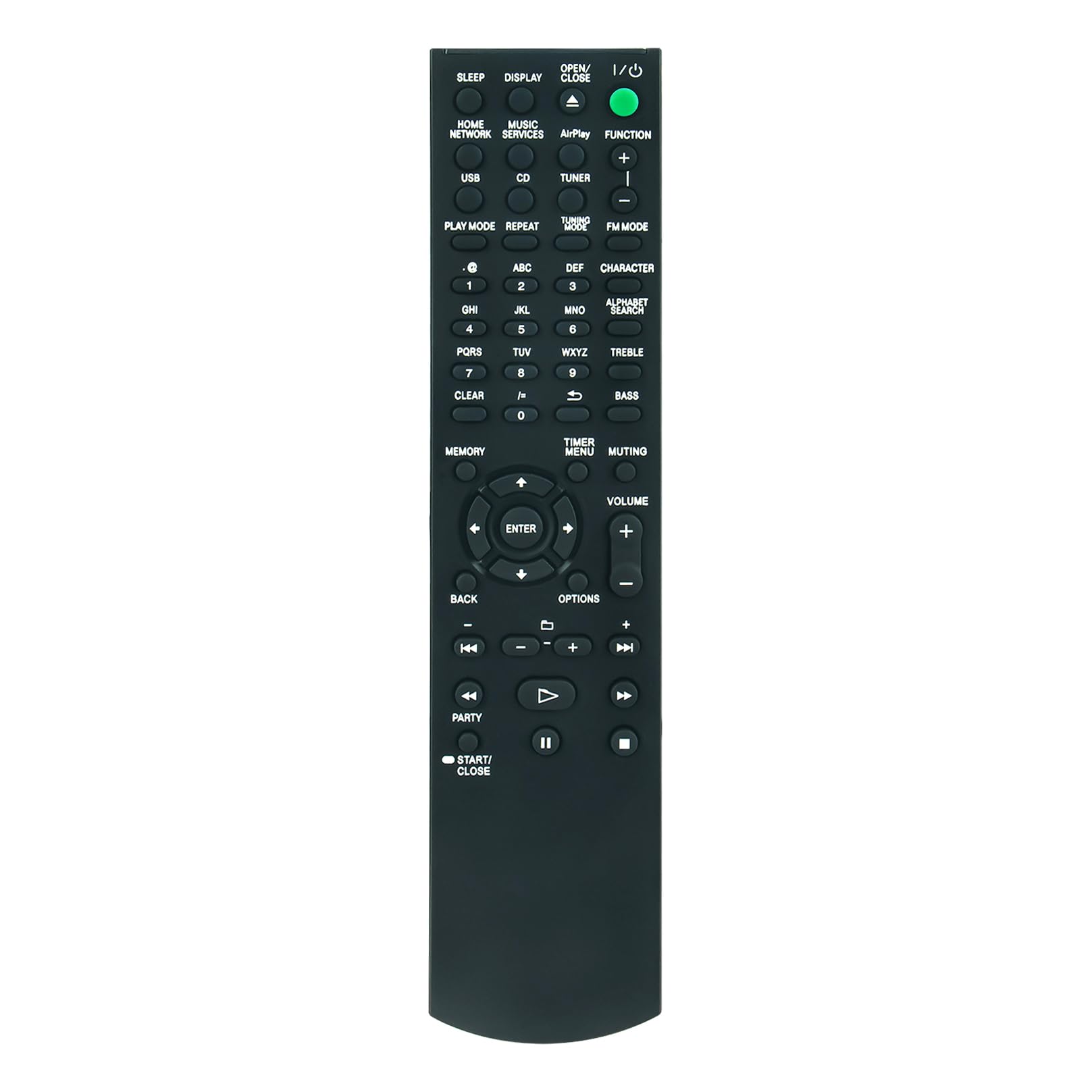ALLIITY R-SC1 Télécoande Replacer pour Sony ini Hi-FI Coponent Syste HC-GX450 HC-GX250