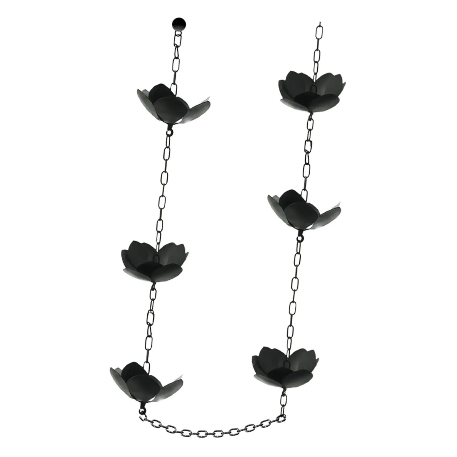 Catene gocciolatoio da grondaia Catena for la Pioggia, Catena in Metallo for Raccolta dell'Acqua piovana, for Black Lotus, grondaie Esterne, deviatore for l'acqua Estiva