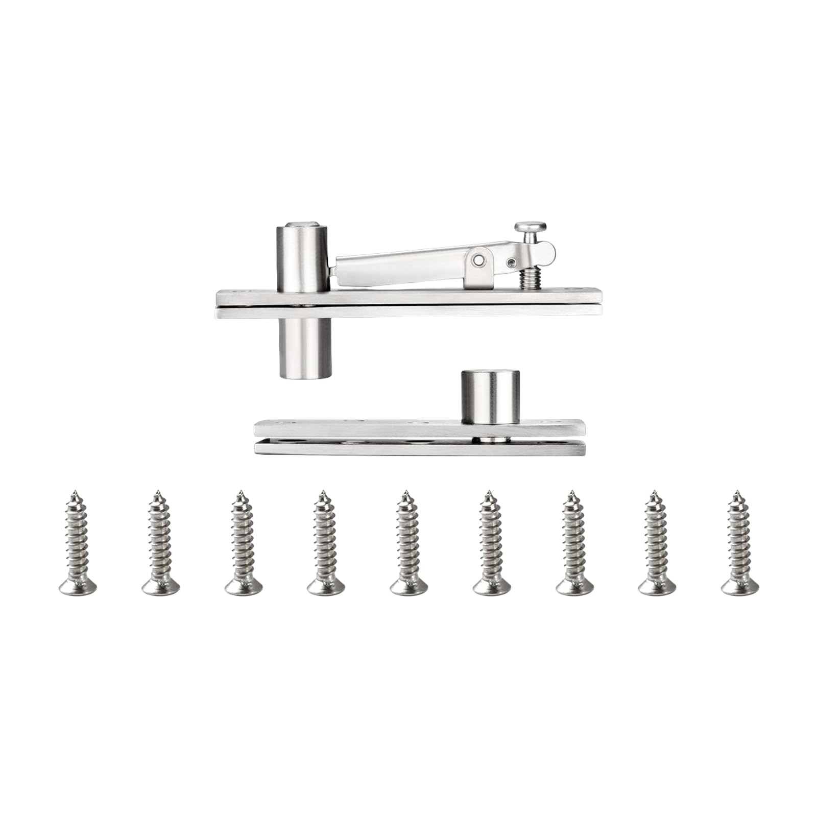 Buxuaaaa Set A 360 Degree Rotating Invisible Hinges Heavy Duty Door Hinges Bookcase Door Simple Installs For Bookcase & Secret Concealed