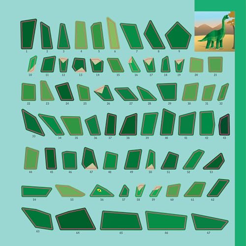Paint by Sticker Kids (Official): Dinosaurs: Create 10 Pictures One Sticker at a Time! - image 6