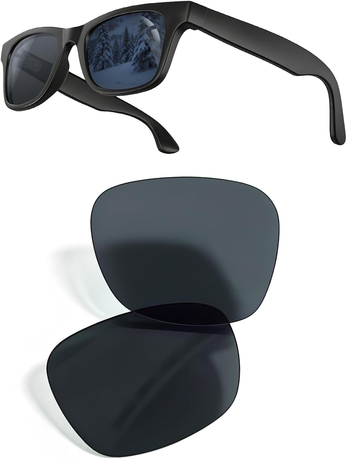 Polarized Replacement Lenses for Ray-Ban Meta Glasses Gen 2/1 /Wayfarer RW4006 50mm & RW4008/RW4012 53mm