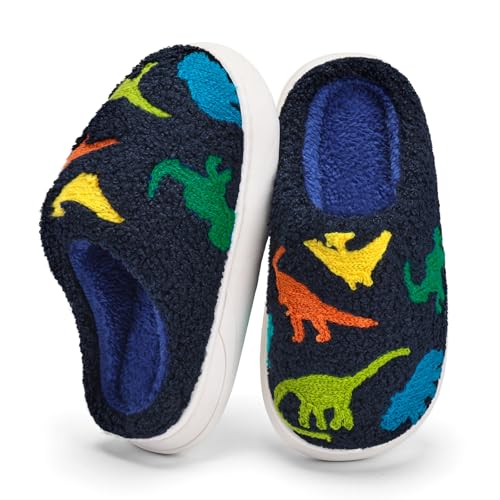 Image of IceUnicorn Kids Slippers Boys Girls Warm Winter House Slippers Big Little Kids Non-Slip Soft Plush Memory Foam Home Shoes for Indoor Outdoor