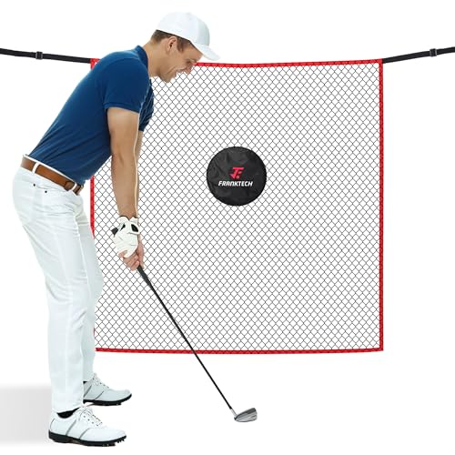 FRANKTECH Heavy Duty Golf Practice Net with High Impact Chipping ...